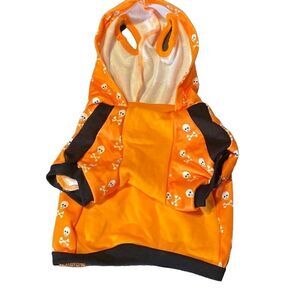 Pet Dog Costume Skull & Crossbones Hoodie Size M NEW